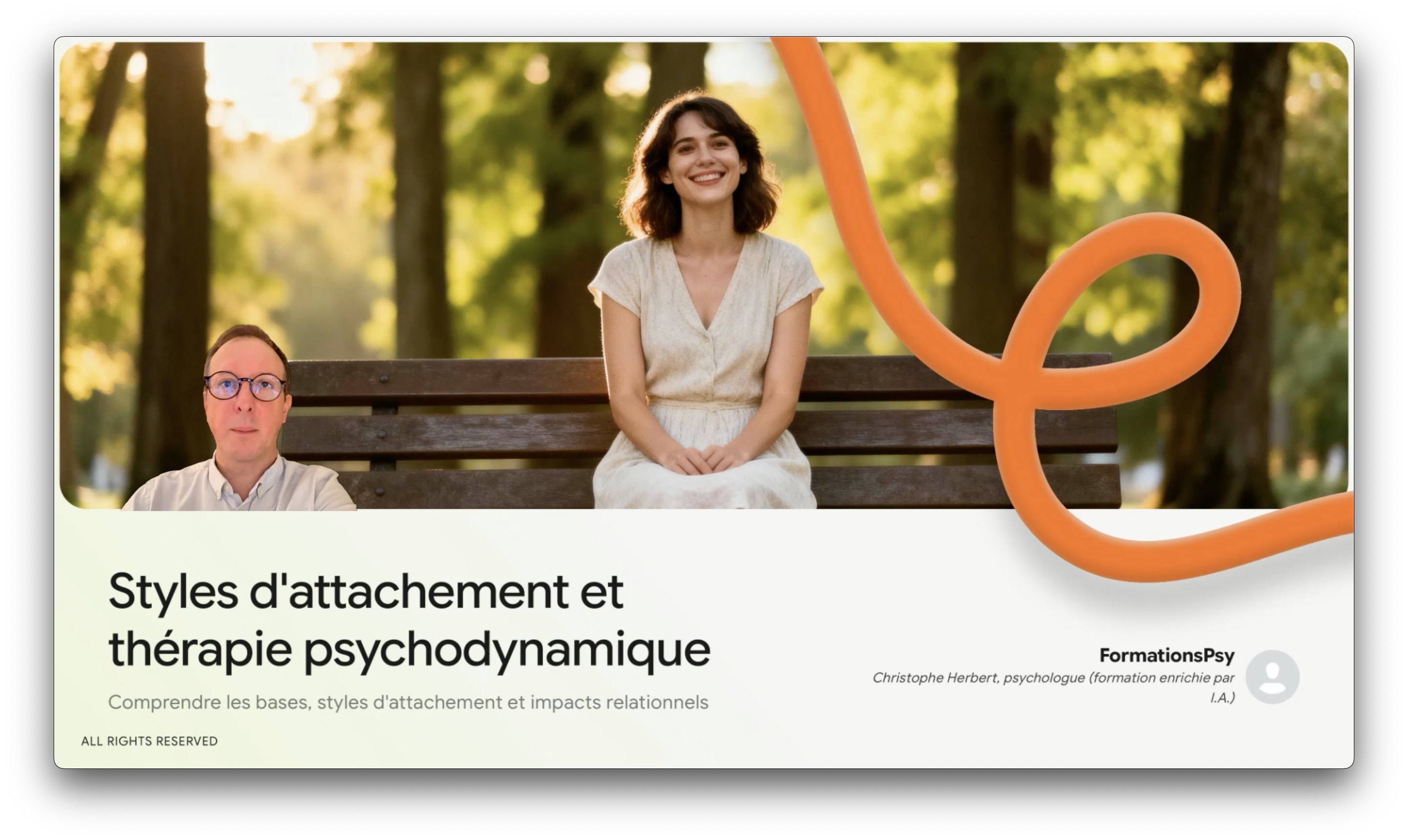 Nouveau : Les styles d'attachement en psychothérapie psychodynamique